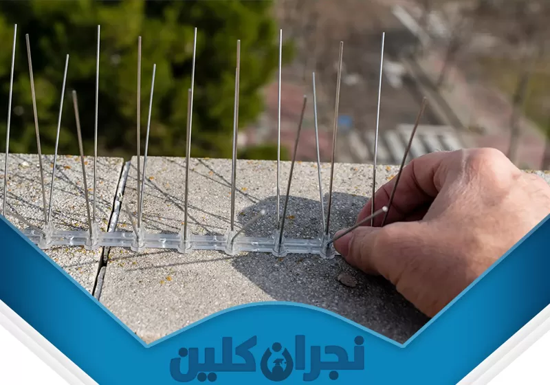 تركيب طارد الحمام بنجران 0566353695 نجران كلين يقوم فني شركتنا بتركيب طارد الحمام بنجران على الأسطح لمنع تجمع الطيور، مع ضمان نظافة المكان وحماية المبنى بشكل آمن وفعّال وطويل المدى.